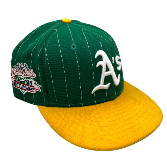 Oakland A's 1989 WS Battle OF The Bay New Era 59Fifty Hat Club Exclusive 7 1/4 - Picture 2 of 8